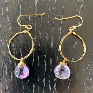 Stylish earrings never worn.